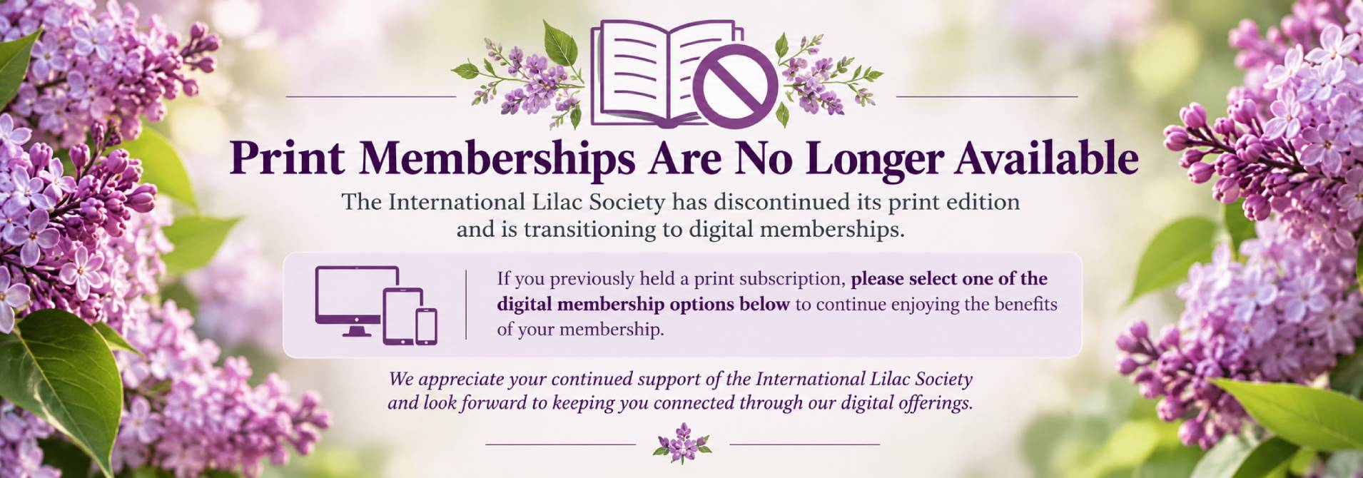 Discontinued Notice